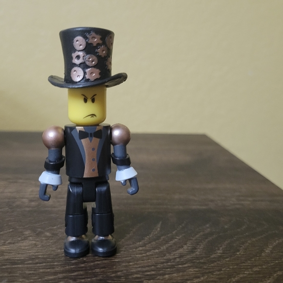 2/$10 Roblox Character Toy 3 Inch Black Suit Hat - Picture 2 of 8